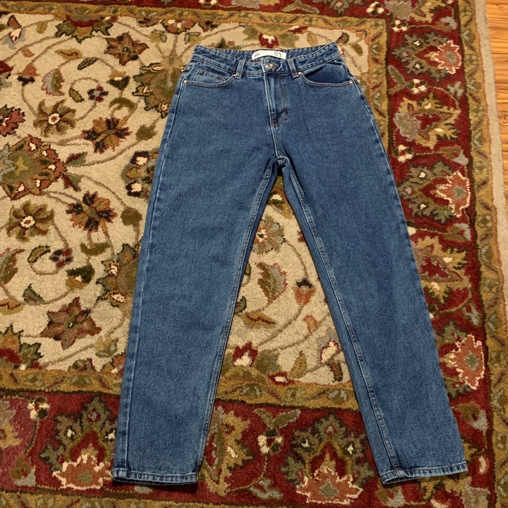 Refuge Denim Mom Jeans straight leg blue 3